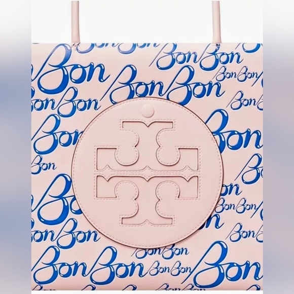Tory Burch Pink and Blue Bon Bon Tote - Picture 7 of 7